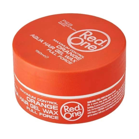 RedOne Orange Aqua Hair Gel Wax Full Force 150ml