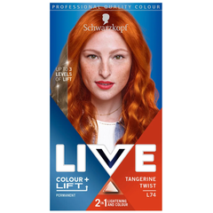 Schwarzkopf LIVE Intense Colour L74 Tangerine Twist Permanent Hair Dye