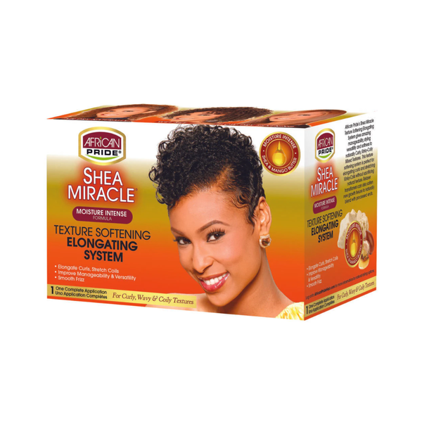 African Pride Shea Butter Miracle Texture Softening Elongating System
