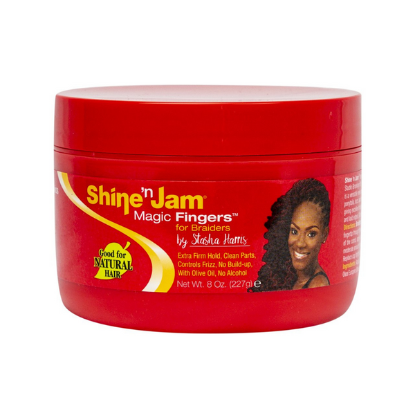 Shine N Jam Magic Fingers For Braiders Extra Firm Hold 4oz