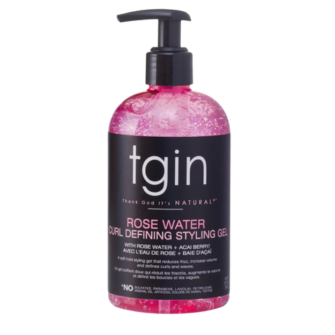 TGIN Rose Water Curl Defining Styling Gel 13oz