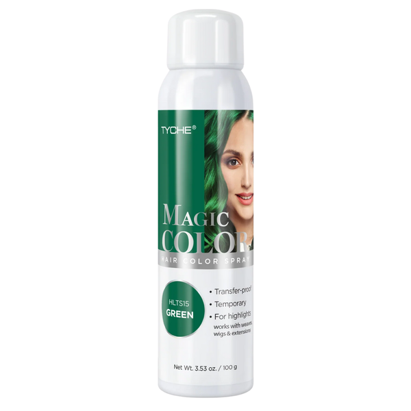 Tyche Magic Color Hair Color Spray – Green HLTS15 3.53oz | Temporary ...