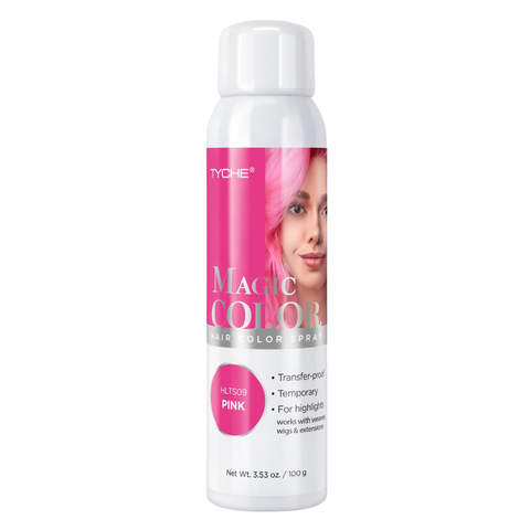 Tyche Magic Color Hair Color Spray – Pink – HLTS09 3.53oz