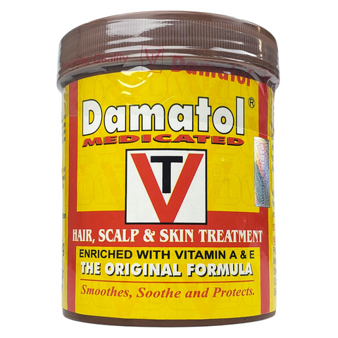 Damatol Medicated Hair, Scalp, and Skin Treatment | Antiseptic & Growth Formula 250g