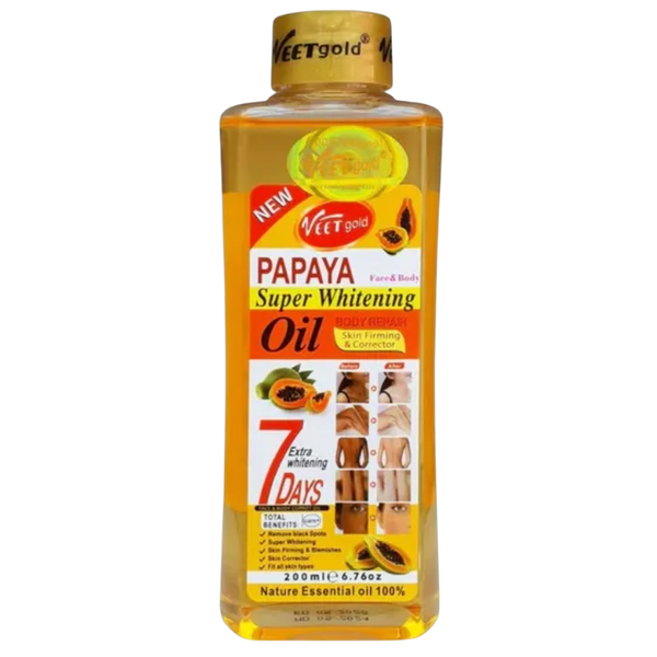 Veet Gold Papaya Super Whitening Oil 200ml