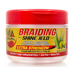 Via Natural Braiding Shine Jelo Extra Strength 8oz