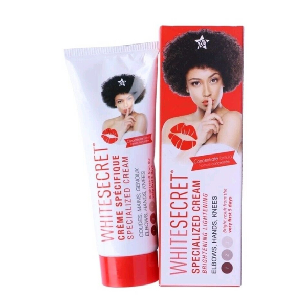 White Secret Specialized Cream Brightening Lightening Knees, Elbows & Hands (70g)