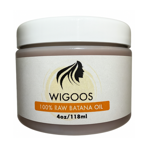 Wigoos 100% Raw Batana Oil For Healthier, Fuller, & Thicker Hair 4oz