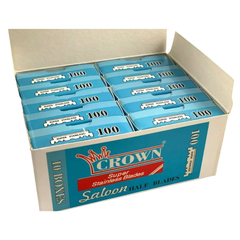 Crown Saloon Super Stainless Razor Blades – Full Box (1000 Blades)