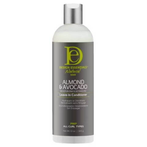Design Essentials Almond & Avocado Moisturizing & Detangling Leave-In Conditioner 12oz