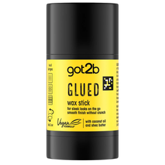 got2b Glued Wax Stick 50g – Vegan Hair Styling Stick for Sleek Hair & Flyaway Control