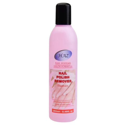 HAZ Nail Polish Remover 250ml – Salon Formula Acetone Nail Varnish Remover