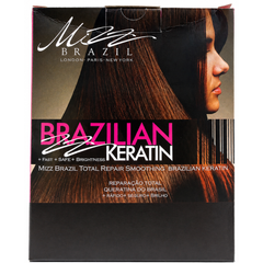 Mizz Brazil Brazilian Keratin Total Repair Smoothing Kit 3 x 100ml