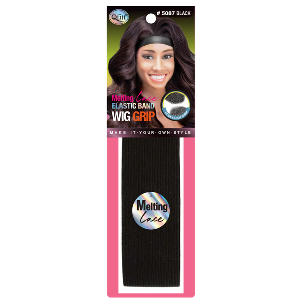 Qfitt Melting Lace Elastic Band Wig Grip – Black (#5087)