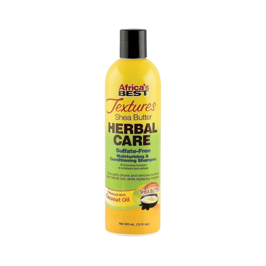 Africa's Best Shea Butter Herbal Care Sulfate-Free Moisturizing & Conditioning Shampoo