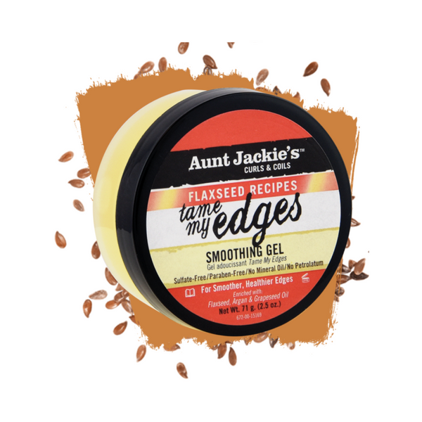 Aunt Jackie's Curls & Coils Flaxseed Recipes Tame My Edges Smoothing Gel 2.5oz