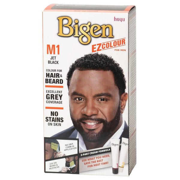 Bigen EZ Colour For Men Hair and Beard - M1 - Jet Black