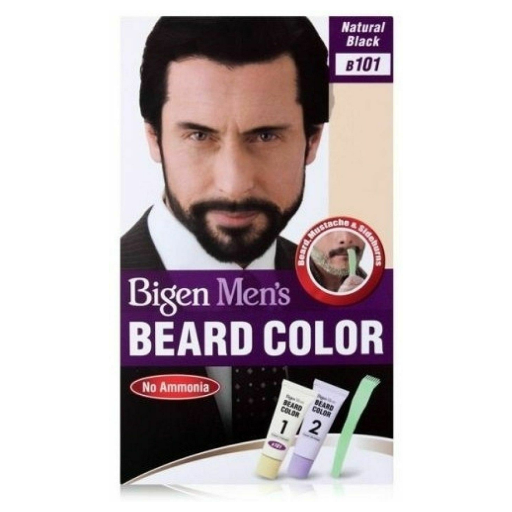 Bigen Men's Beard Colour Natural Black B101