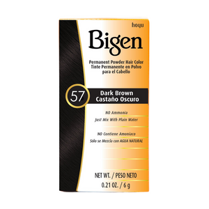 Bigen Permanent Powder Hair Colour 57 Dark Brown 6g