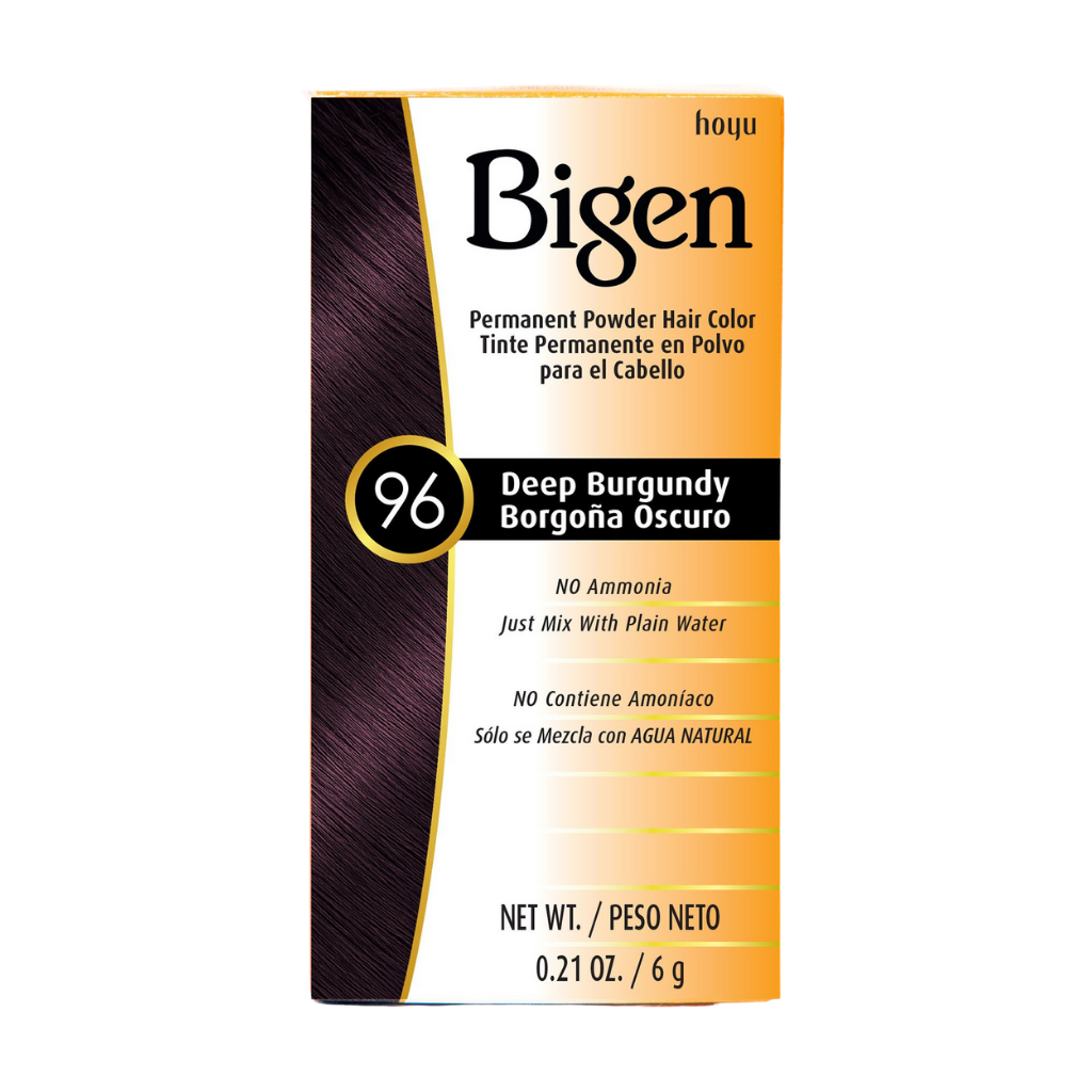 Bigen Permanent Powder Hair Colour 96 Deep Burgundy 6g