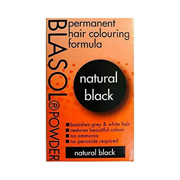 Blasol Powder Hair Colour Men - Natural Black