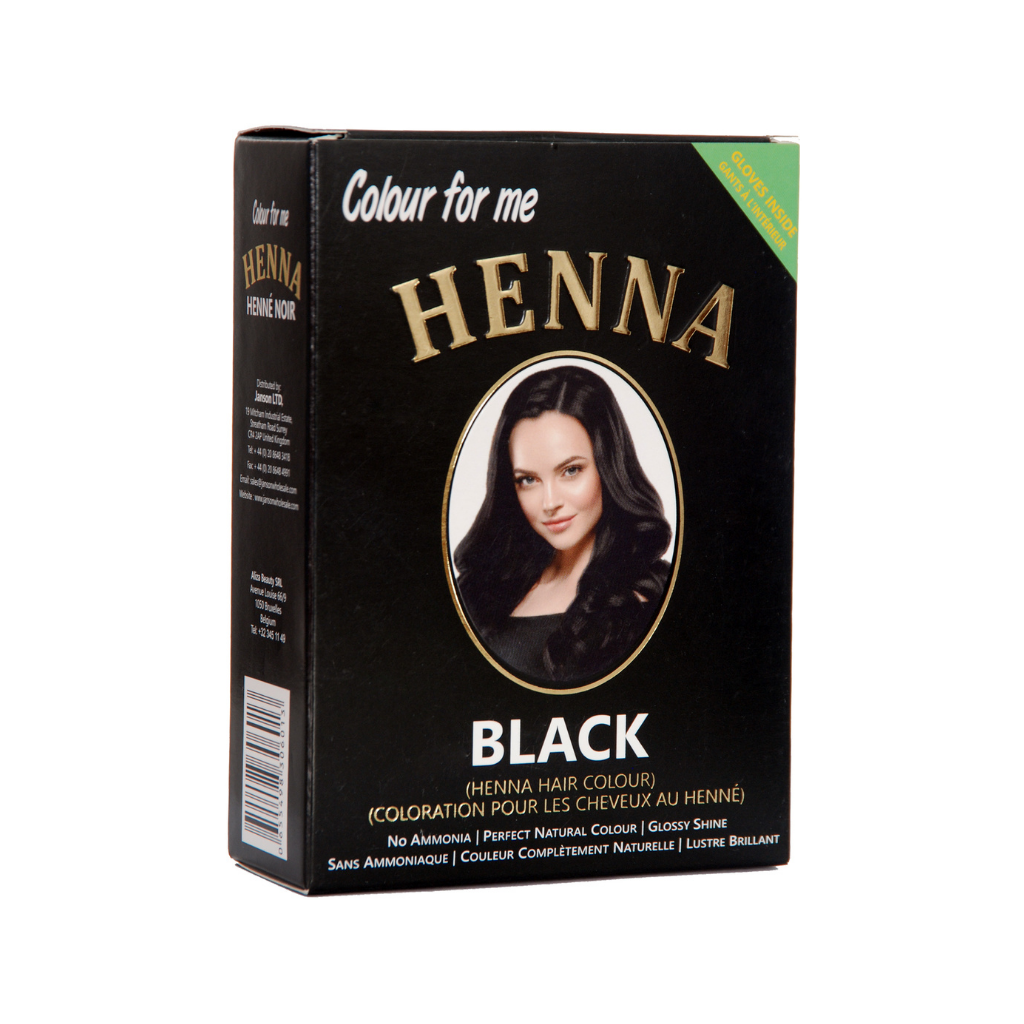 Colour For Me Henna Dye Black 6 Pouches of 10g