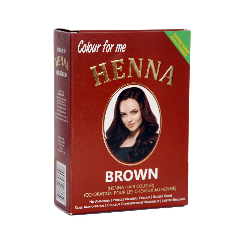 Colour For Me Henna Dye Brown 6 Pouches of 10g