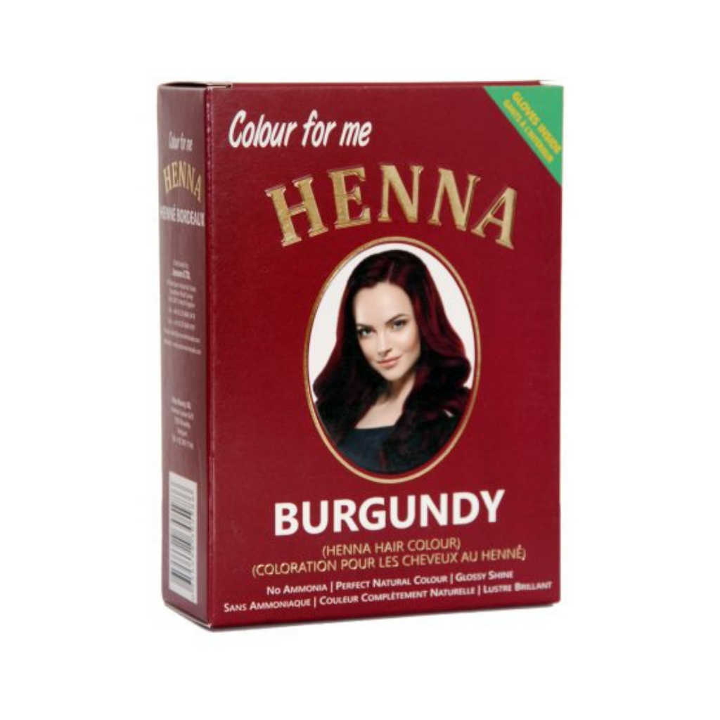 Colour For Me Henna Dye Burgundy 6 Pouches of 10g