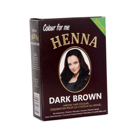 Colour For Me Henna Dye Dark Brown 6 Pouches of 10g