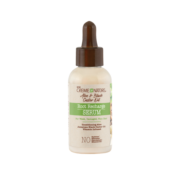 Creme Of Nature Aloe & Black Castor Oil Root Recharge Serum 2oz