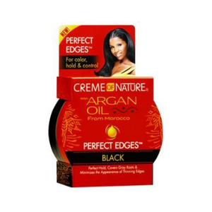 Creme Of Nature Argan Perfect Edge Black 2.5oz