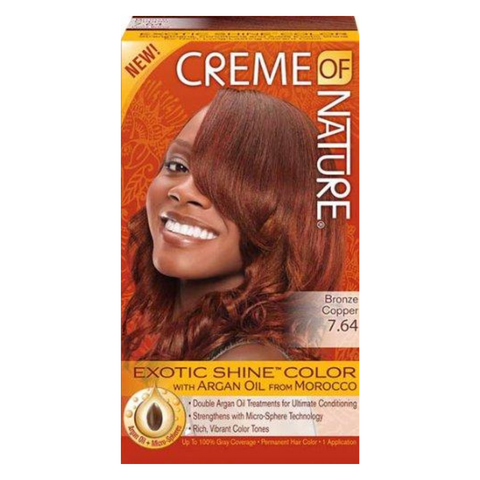 Creme of Nature Exotic Shine Color Bronze Copper 7.64