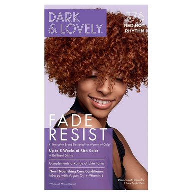 Dark and Lovely 376 Fade Resist Red Hot Rhythm Rich Conditioning Color
