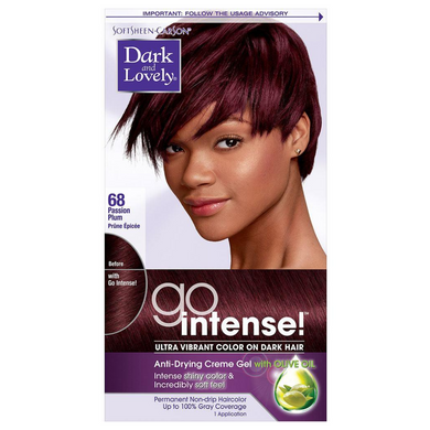Dark and Lovely 68 Go Intense Passion Plum Ultra Vibrant Color
