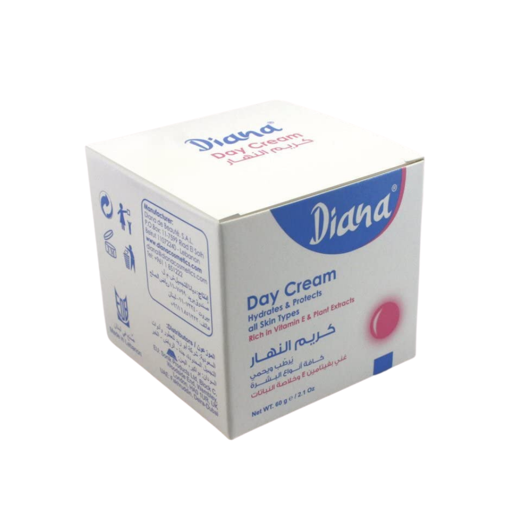 Diana Day Cream Hydrates & Protects For All Skin Types Jar 60g – Wigoos