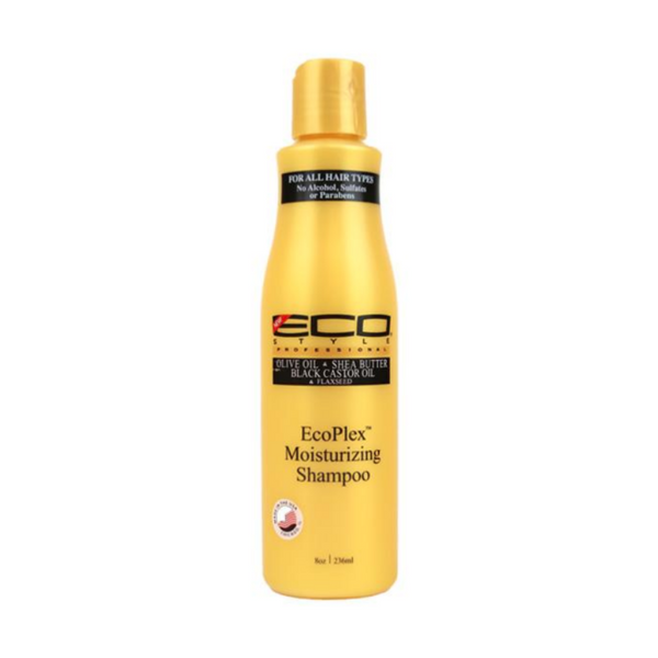 Eco Style Olive Oil & Shea Butter Black Castor Oil & Flaxseed EcoPlex Moisturizing Shampoo 8oz