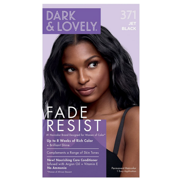 Dark & Lovely Fade 371 Resist Jet Black Rich Conditioning Color