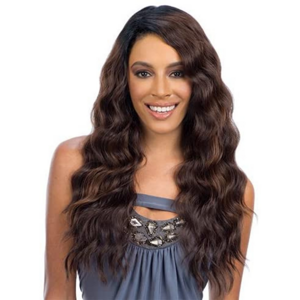 FreeTress Equal Brazilian Flirty Deep Natural Lace Deep Diagonal Part Lace Front Wig