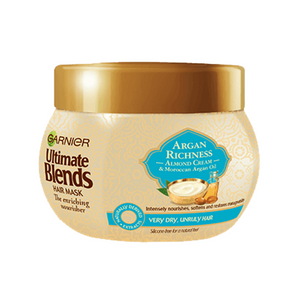 Garnier Ultimate Blends Argan Oil & Almond Cream Dry Hair Treatment Mask 300ml