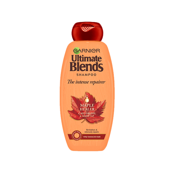 Garnier Ultimate Blends Maple and Castor Oil Shampoo 400ml