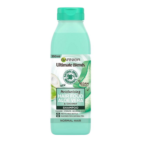 Garnier Ultimate Blends Moisturising Hair Food Aloe Vera Shampoo 350ml