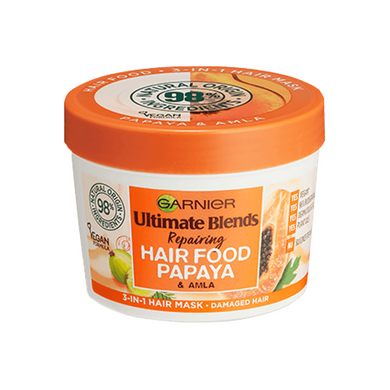 Garnier Ultimate Blends Repairing Hair Food Papaya & Amla 3in1 Hair Mask 390ml