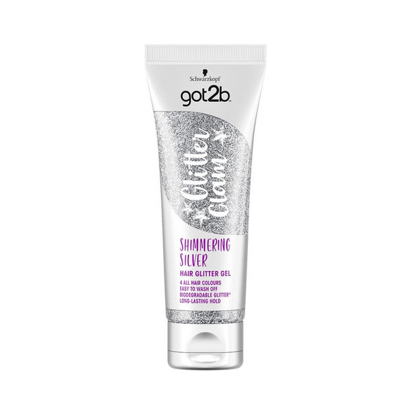 Got2b Hair Glitter Glam Gel Shimmering Silver