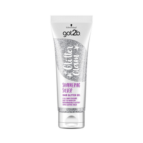 Got2b Hair Glitter Glam Gel Shimmering Silver