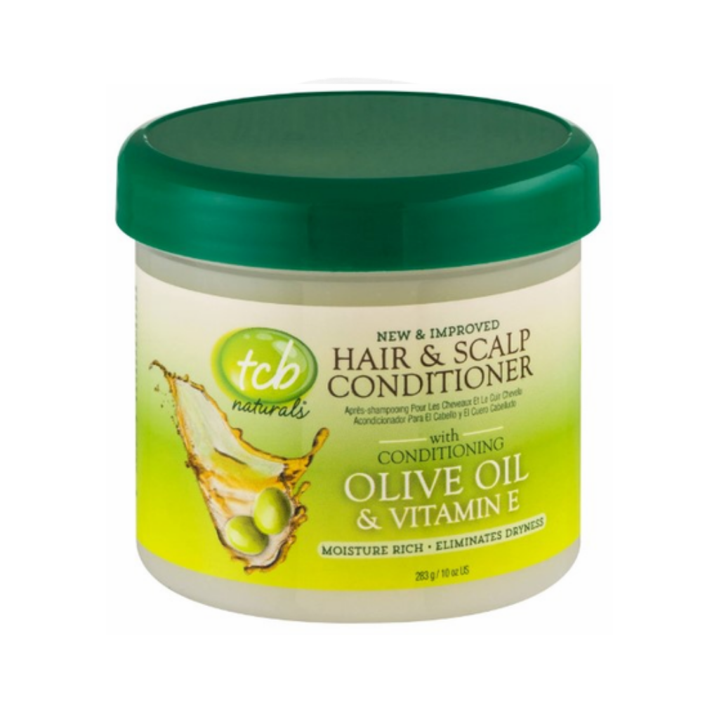  TCB Naturals Hair & Scalp Conditioner With Olive Oil & Vitamin E 10 oz