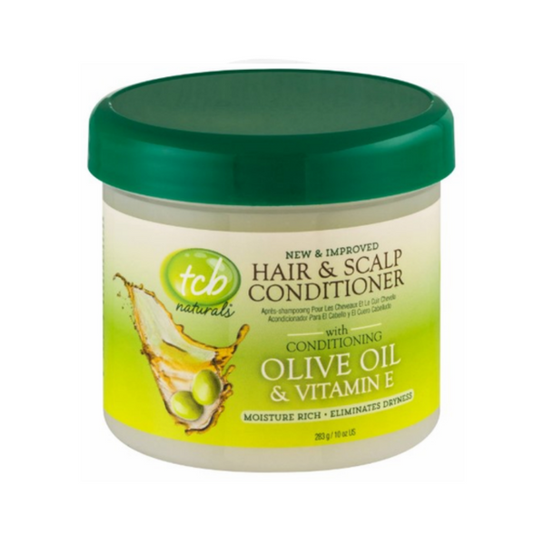  TCB Naturals Hair & Scalp Conditioner With Olive Oil & Vitamin E 10 oz