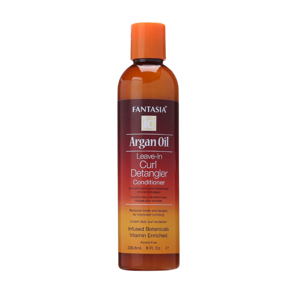 IC Fantasia Argan Oil Leave- In Curl Detangler Conditioner 8oz