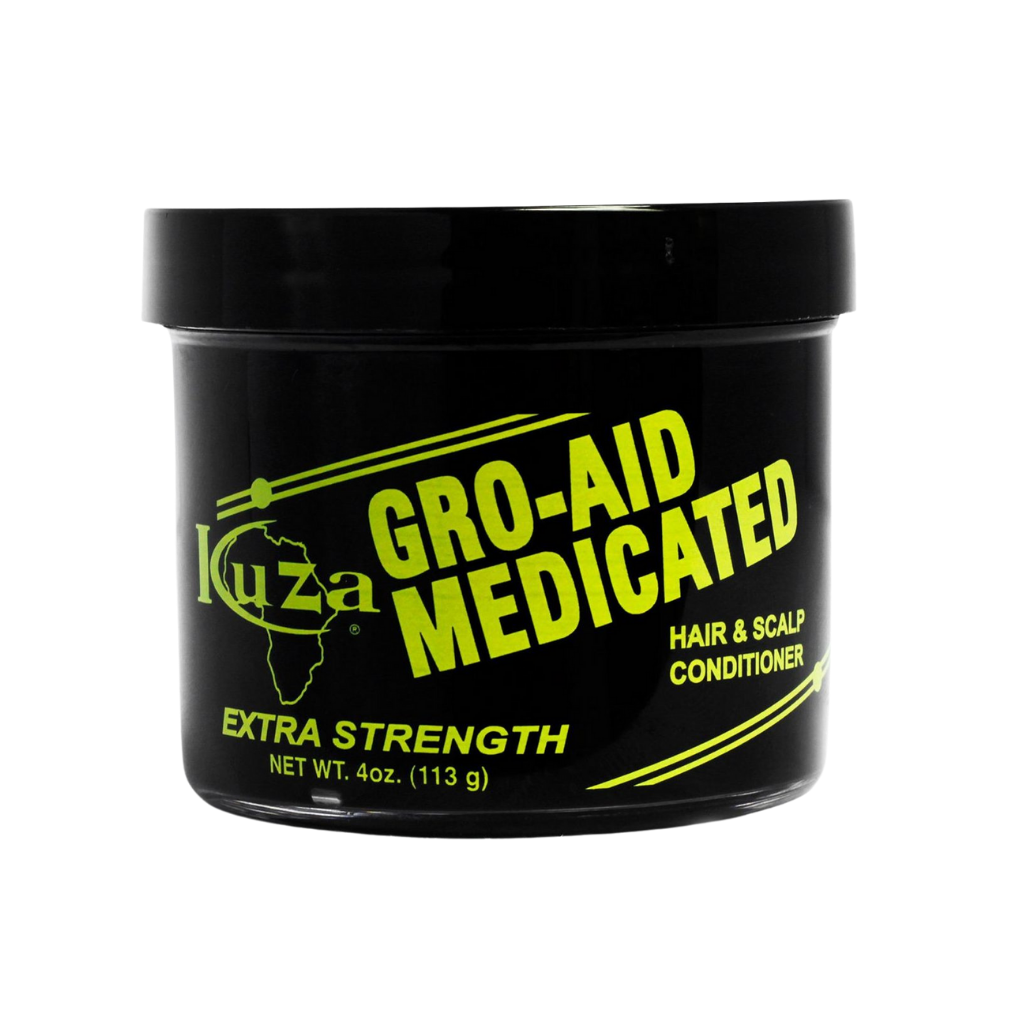 Kuza Gro Aid Medicated Extra Strength Hair and Scalp Conditioner 4oz