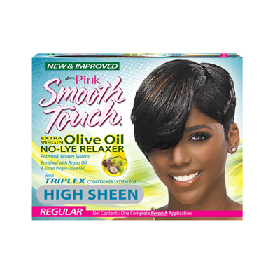 Luster's Pink Smooth Touch Extra Virgin Olive Oil No-Lye Relaxer Kit Regular