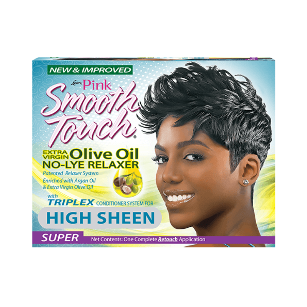 Luster's Pink Smooth Touch Extra Virgin Olive Oil No-Lye Relaxer Kit Super